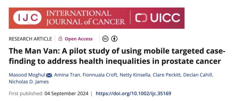 A pilot study to address health inequalities in prostate cancer - Advanced Prostate Cancer Consensus Conference